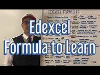 Video thumbnail for Edexcel formula to learn - GCSE Business