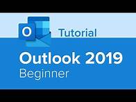 Video thumbnail for Outlook 2019 Beginner Tutorial