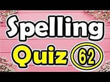 Video thumbnail for Spelling Quiz (62) (Spelling Words for Grade 7) [ ForB English Lesson ]