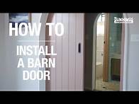 Video thumbnail for How to Install a Barn Door - The Step-by-step Guide - Bunnings Warehouse