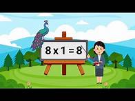 Video thumbnail for Learn Table of 8 | Easy Multiplication for Kids | Fun Math Learning Video