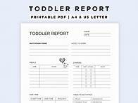 Video thumbnail for Printable Nanny Log, Toddler Schedule Template, Printable Caregiver Daily Log, Daycare Daily Report in A4 and US Letter, PDF Toddler Report - Etsy