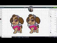 Video thumbnail for DIY Skye from Paw Patrol Off the Mat tutorial for the Cricut