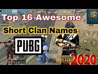 Video thumbnail for Part1 | Pubg Clan Names Ideas:Top 15+ Awesome Short Pubg Clan Names | Pubg Lite Clan Names