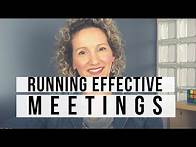 Video thumbnail for Efficient Meetings - 7 Tips To Run an Effective Meeting