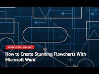 Video thumbnail for How to Create Stunning Flowcharts in Microsoft Word