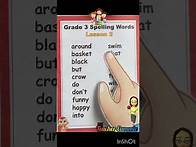 Video thumbnail for Grade 3 Spelling Words Lesson 2