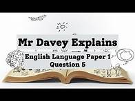 Video thumbnail for AQA English Language Paper 1 Question 5: Descriptive Writing