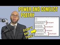 Video thumbnail for How to Structure Your 'Power and Conflict' Poetry Analysis
