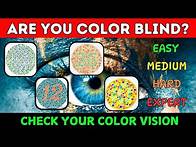 Video thumbnail for Think You’re Color Blind? 🌈 Take This Viral Color Challenge! 👀