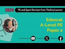 Video thumbnail for Edexcel A-Level PE Paper 2 Revision (Summer 2024)
