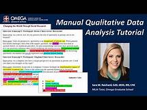 Video thumbnail for Manual Qualitative Data Analysis Tutorial - Creswell & Poth's Data Analysis Spiral