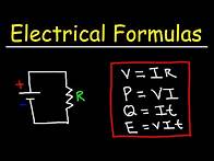 Video thumbnail for Electrical Formulas - Basic Electricity For Beginners