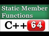 Video thumbnail for C++ Static Methods in Classes | CPP Object Oriented Video Tutorial