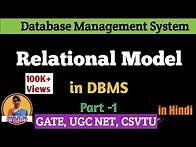 Video thumbnail for L3.1 Relational Model in DBMS | RDBMS | Relational Model Concepts, Examples, Terminology | DBMS