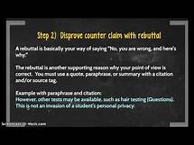 Video thumbnail for Writing Counterargument Paragraphs