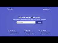 Video thumbnail for Namelix Business name generator - Generate a name to your Business or Brand using AI