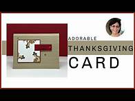 Video thumbnail for How to Make an Adorable Thanksgiving Card