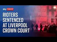 Video thumbnail for Four rioters sentenced at Liverpool Crown Court