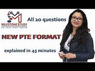 Video thumbnail for Know the new PTE Format in just 45 Minutes | Tips (In English)