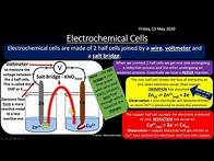 Video thumbnail for AQA 1.11 Electrode Potentials and Electrochemical Cells REVISION