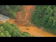 Video thumbnail for North Carolina Sky 4 video of Helene damage: Interstate 40 at Old Fort Mtn
