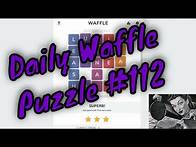 Video thumbnail for Wordle With Waffles! - Daily Waffle Puzzle #112 Answers - Today's Waffle