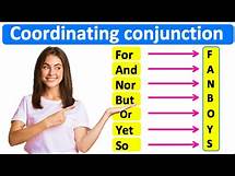 Video thumbnail for COORDINATING CONJUNCTIONS 📚| Learn all types with examples | English Grammar