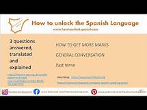 Video thumbnail for GCSE Spanish Speaking Exam, General Conversation PAST TENSE. 3 questions and answers. AQA, EDEXCEL