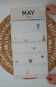Video thumbnail for Every Day Is A Holiday 2025 Calendar | Large Grid Wall Calendar | 12" x 24" | Marble City Press | Celebrate Everyday Cute Fun Original Artwork Illustrations | 2024-2025 Calendar