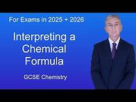 Video thumbnail for GCSE Chemistry Revision "Interpreting a Chemical Formula"