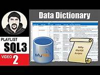 Video thumbnail for How to generate MySQL data dictionary from SQL script