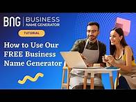 Video thumbnail for Generate Incredible Business Names for FREE: Find Out How!