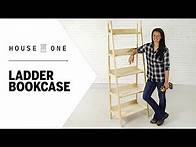 Video thumbnail for How to Build a Leaning Ladder Bookcase | House One