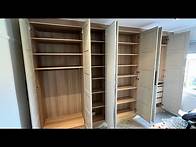 Video thumbnail for IKEA PAX HACK - fully fitted wardrobes
