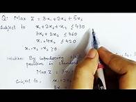 Video thumbnail for Lec -6 Simplex Method Maximization Problem In Hindi || Solve an example || Operation Research