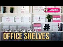 Video thumbnail for How I Organize My Office Shelves