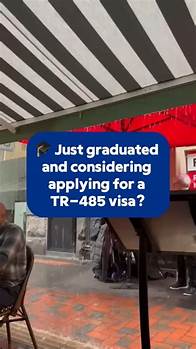 Video thumbnail for RACC Australia on Instagram: "Graduated & Thinking About a TR 485 Visa? The Temporary Graduate Visa (TR 485) lets you stay, work, and gain experience in Australia after your studies! 🔹 Choose from different streams based on your qualification 🔹 New age limit: 35 years or under (exceptions for Master’s & PhD holders) 🔹 Stay up to 3 years, depending on your degree 📌 Applying correctly is crucial—you can only apply once! Let RACC guide you through an error-free application ✅ 👉 Book a FREE Cons