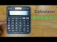 Video thumbnail for How To Use Backspace On Calculator - Tips and Tricks for Calculator