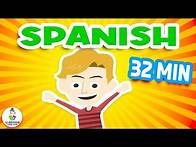 Video thumbnail for EASY Beginner SPANISH for KIDS! (A Fun SPANISH LANGUAGE Learning Video)
