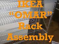 Video thumbnail for DIY IKEA Brand "OMAR" Model Wire Storage Racks-Basic Assembly Directions [IKEA "OMAR" RACK]