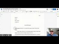 Video thumbnail for Formatting Your MLA Annotated Bibliography in Google Docs