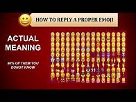 Video thumbnail for EMOJI MEANINGS || HOW TO REPLY A PROPER EMOJI