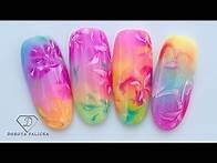 Video thumbnail for Quick and easy nail art with Blooming gel. Camera man trying his first nail art 🤗