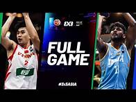 Video thumbnail for China 🇨🇳 vs India 🇮🇳 | Men Full Game | FIBA 3x3 Asia Cup 2025 | #3x3Basketball
