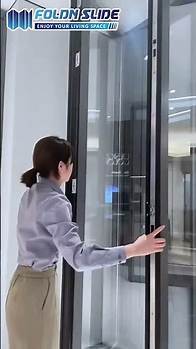 Video thumbnail for Folding Doors for Home - Glass Sliding Doors!