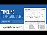 Video thumbnail for Excel Timeline Template Demo