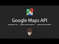 Video thumbnail for Google Maps API v3.36 Tutorial - February 2019