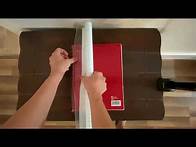 Video thumbnail for How to.... Cover your Spiral Notebook with Contact Paper!