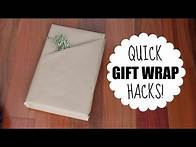 Video thumbnail for Quick Gift Wrap Hacks!